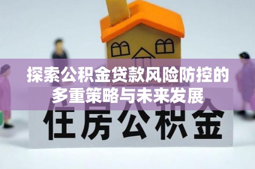 武都探索公积金贷款风险防控的多重策略与未来发展