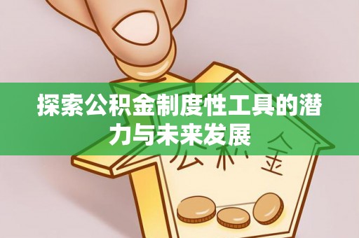 武都探索公积金制度性工具的潜力与未来发展