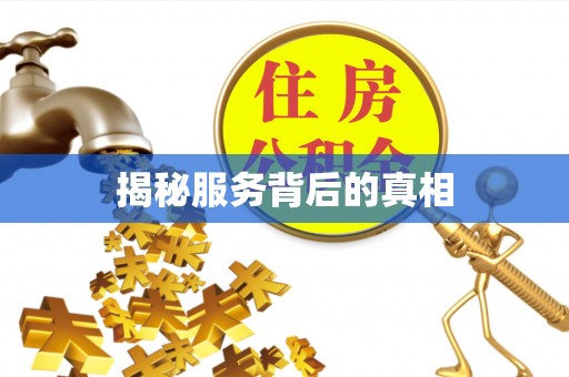 武都揭秘服务背后的真相