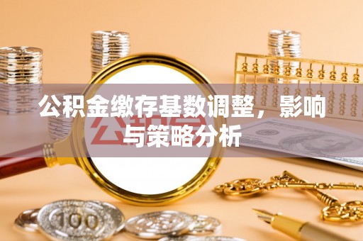 武都公积金缴存基数调整，影响与策略分析
