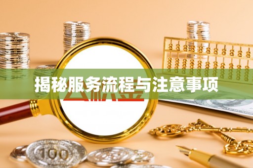 武都揭秘服务流程与注意事项