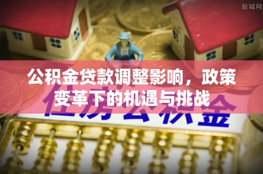 武都公积金贷款调整影响，政策变革下的机遇与挑战