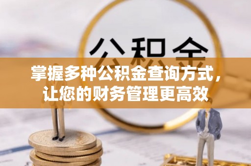 武都掌握多种公积金查询方式，让您的财务管理更高效