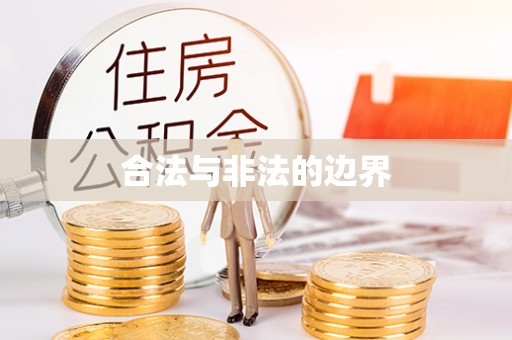 武都合法与非法的边界