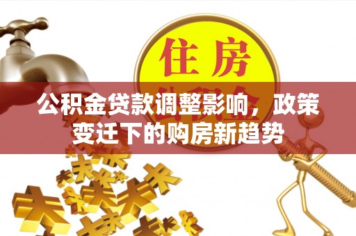 武都公积金贷款调整影响，政策变迁下的购房新趋势