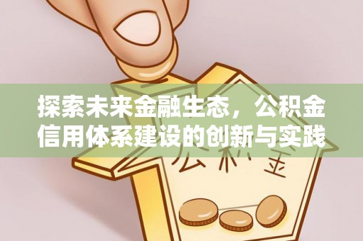 武都探索未来金融生态，公积金信用体系建设的创新与实践