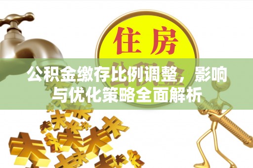 武都公积金缴存比例调整，影响与优化策略全面解析