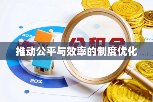 武都推动公平与效率的制度优化