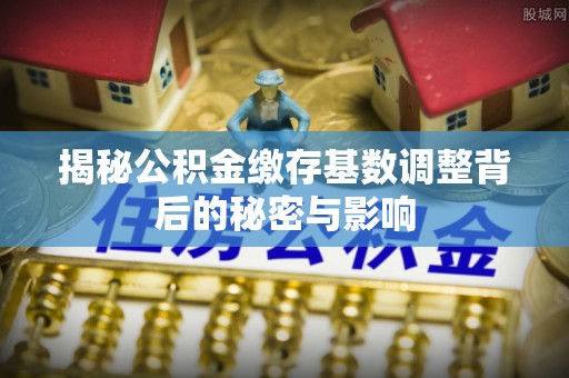 武都揭秘公积金缴存基数调整背后的秘密与影响