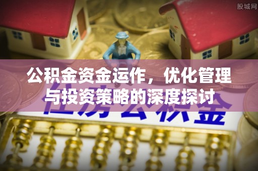 武都公积金资金运作，优化管理与投资策略的深度探讨