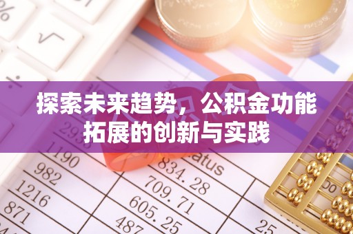 武都探索未来趋势，公积金功能拓展的创新与实践