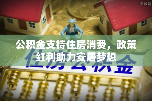 武都公积金支持住房消费，政策红利助力安居梦想
