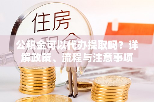 武都公积金可以代办提取吗？详解政策、流程与注意事项