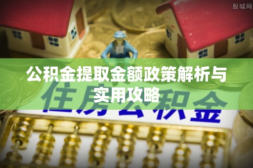 武都公积金提取金额政策解析与实用攻略
