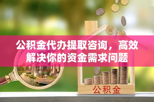 武都公积金代办提取咨询，高效解决你的资金需求问题