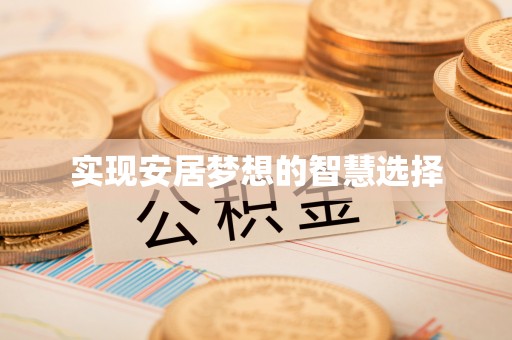 武都实现安居梦想的智慧选择