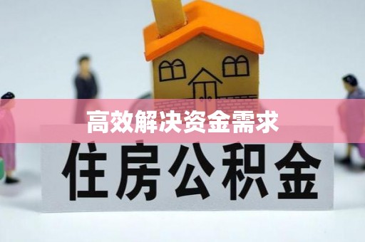武都高效解决资金需求