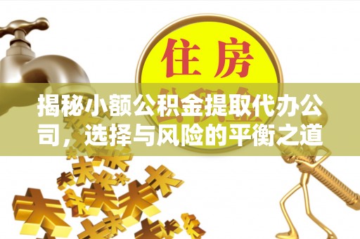 武都揭秘小额公积金提取代办公司，选择与风险的平衡之道