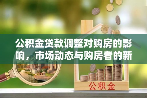 武都公积金贷款调整对购房的影响，市场动态与购房者的新选择