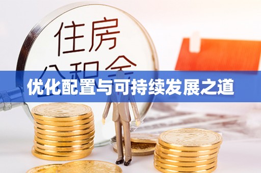 武都优化配置与可持续发展之道