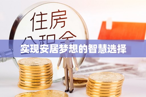 武都实现安居梦想的智慧选择