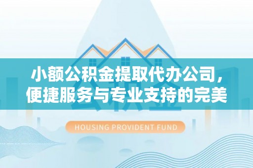 武都小额公积金提取代办公司，便捷服务与专业支持的完美结合