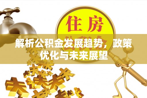 武都解析公积金发展趋势，政策优化与未来展望