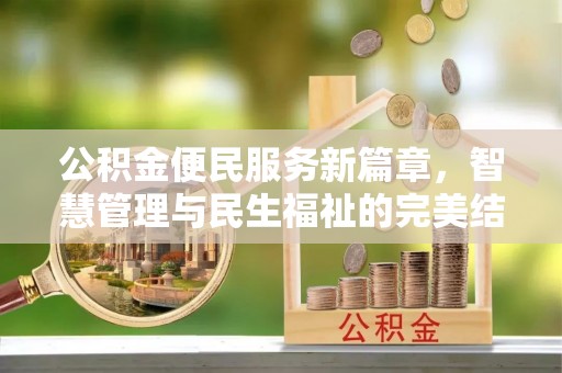 武都公积金便民服务新篇章，智慧管理与民生福祉的完美结合