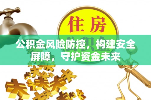 武都公积金风险防控，构建安全屏障，守护资金未来