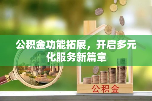 武都公积金功能拓展，开启多元化服务新篇章
