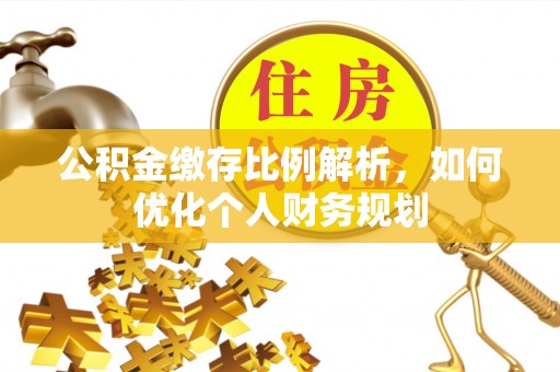 武都公积金缴存比例解析，如何优化个人财务规划