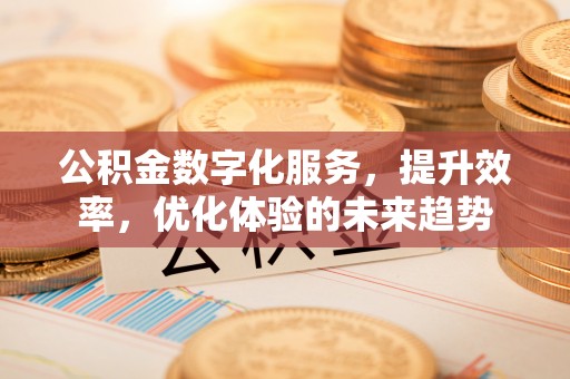 武都公积金数字化服务，提升效率，优化体验的未来趋势