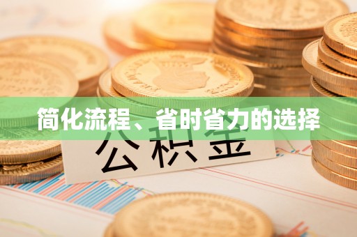 武都简化流程、省时省力的选择