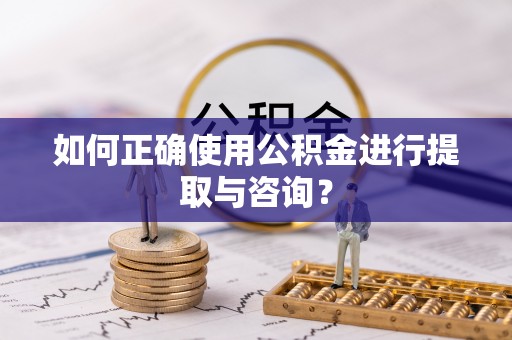 武都如何正确使用公积金进行提取与咨询？