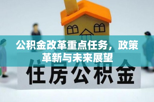 武都公积金改革重点任务，政策革新与未来展望