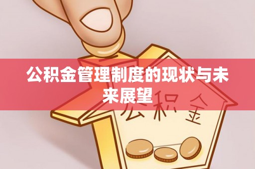 武都公积金管理制度的现状与未来展望